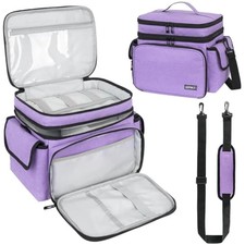LEFOR·Z Extra Large Sewing Box,Double-Layer Sewing Bags,Protable Travel Sewing