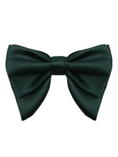  Black Bow Ties for Men Clip on Oversize Bow Tie Pre Tied Adjustable for Green