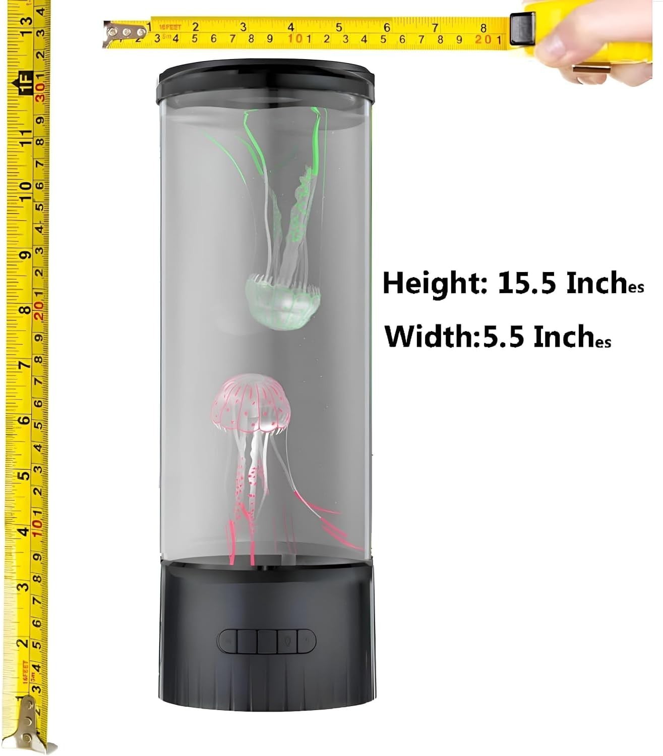 Large Jellyfish Lamp Gifts for Kids Adults Electric Fantasy Tank Aquarium Nig...