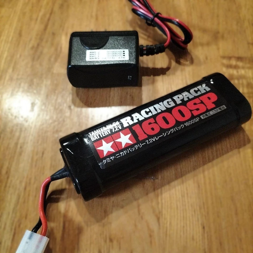 Neuf 7.2V Racing Pack 1600SP batterie et chargeur set 55096 pour voiture RC d... - Photo 2/4