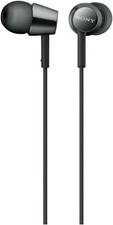 Sony MDR EX155 Wired In Ear Headphones Black New Japan