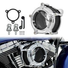 Transparent All Chrome Filtre à Air purificateur d'air Gris Pour Harley Trike
