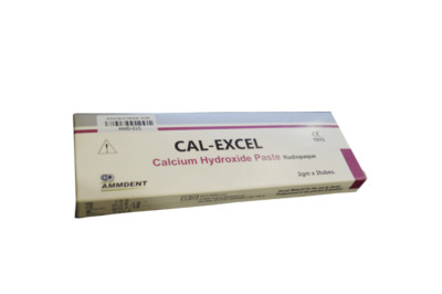 Ammdent Cal-Excel Radiopaque calcium hydroxide material (2 x 2gm each)