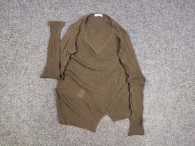 Ma'Ry'Ya Design Light Asymmetric Oliver Sweater Linen Cotton