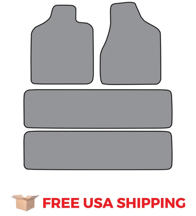 FITS 1996-2000 Dodge Caravan Floor Mat 4pc Cutpile Foto 2 de 4