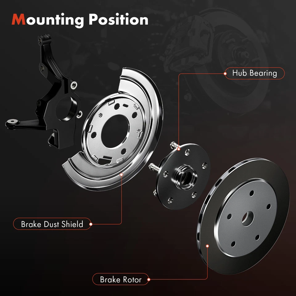 2 peças protetor contra poeira freio dianteiro LH e RH para BMW 128i 2008-2013 323i 325i 328i 328xi - Imagem 2 de 4