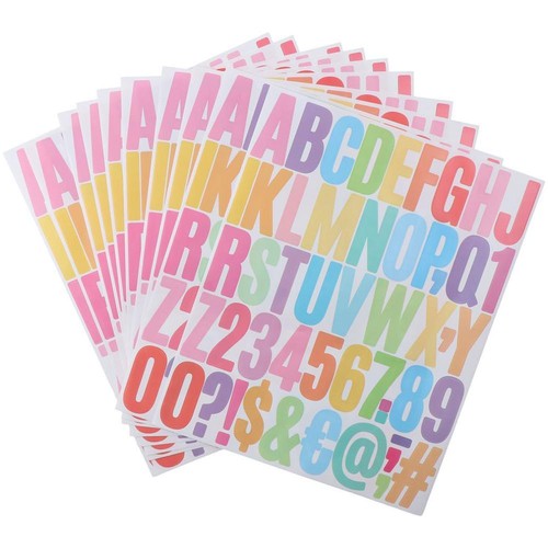 500PCS Vinyl Large Letter Stickers Self Adhesive Letter Decals eBay