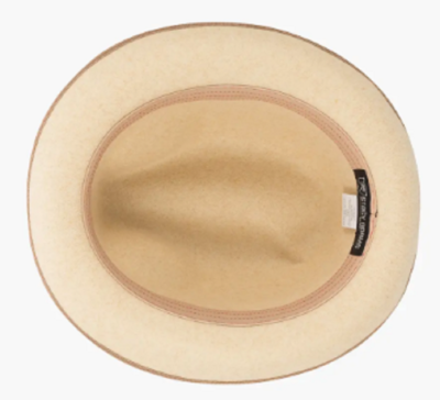 Men's Fedora Dress Pinch Front Hat Camel Saw-717 Size S, M, L, XL