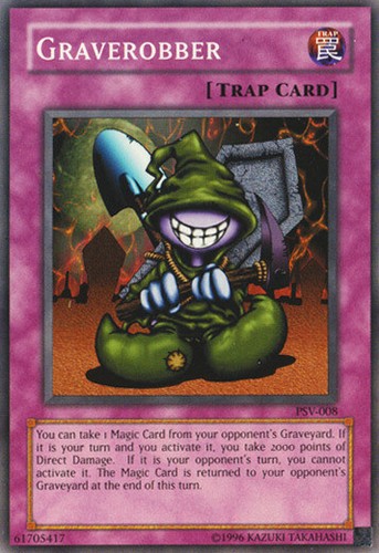 GRAVEROBBER Yu-Gi-Oh! UNLIMITED EDITION PSV-008 RARE FOIL | eBay