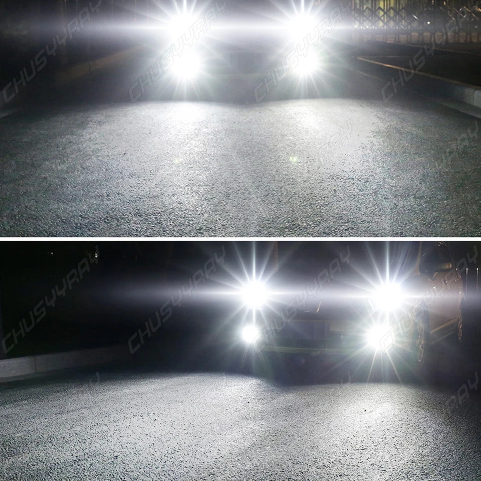 For Ford Fusion 2011 2012 2013 2014 2015 2016 LED Headlight+Fog Light Bulbs Kit - Image 4 of 4