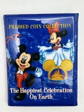 Disney Pressed Penny Collection Book 28 Coin Happy Celebration Earth Universal