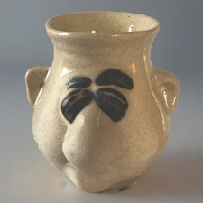 Peter Petrie Design Pottery Egg Separator “Its Snot A Cup" Open Nose Nostrils