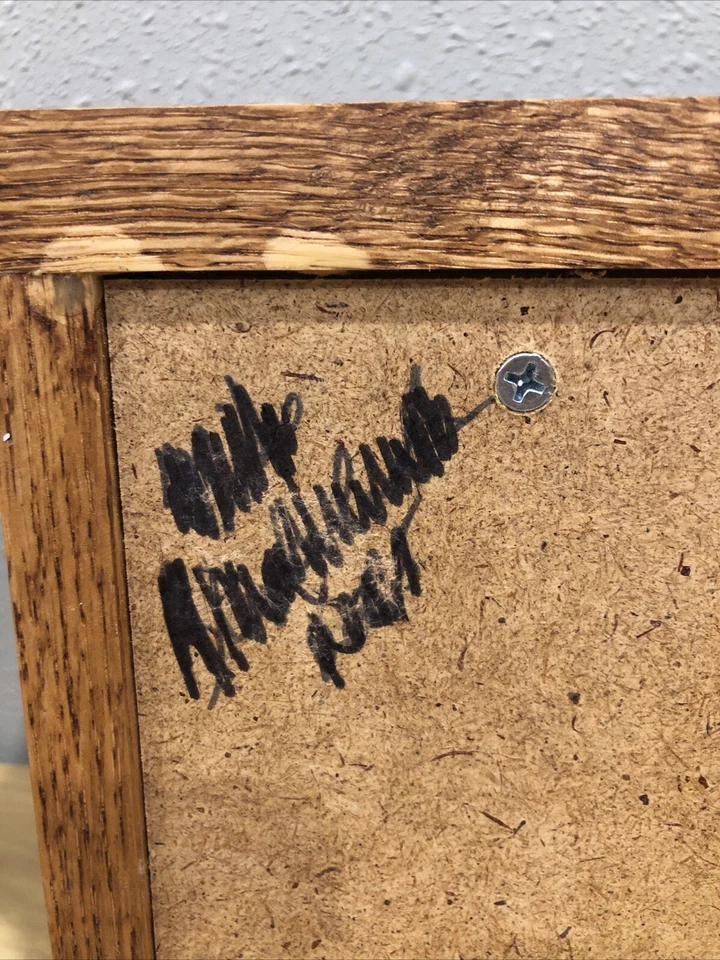 Handmade Cedar Wood Clock (See All Photos) 7.5” Tall Decoration Home Decor - Image 3 of 3