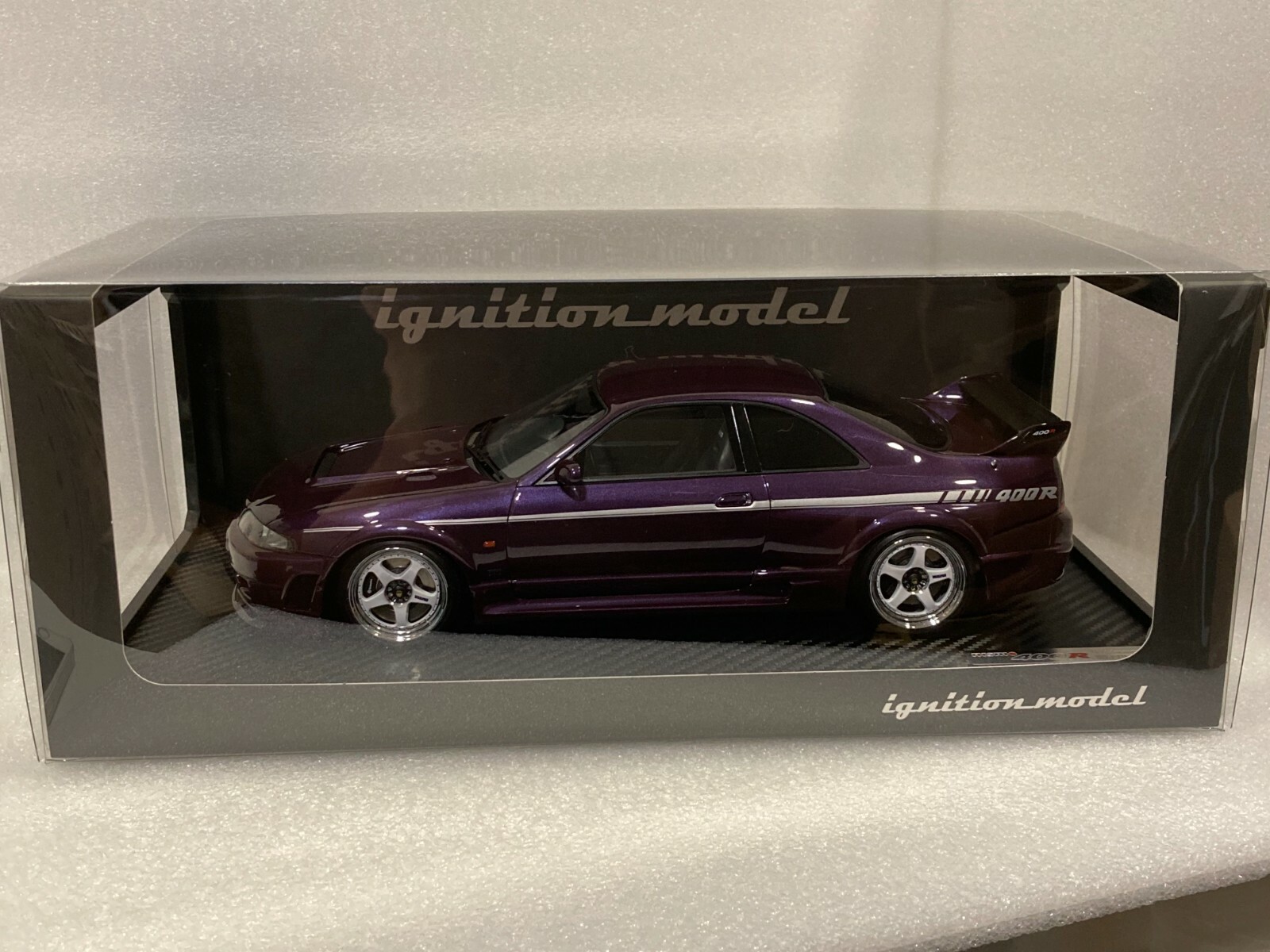 ignition model 1/18 日産 スカイライン GT-R (R33) V-spec 黒/TE37