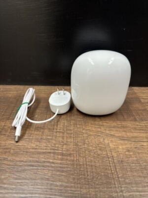 Google Nest Wi-Fi Pro 6E 5400Mbps 2-Port Wireless Router - Snow (GA03030-US)