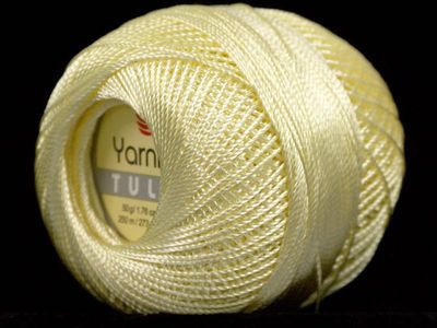 Baby Yellow YarnArt Tulip Size 10 Microfiber Thread 17309 50g 273y Crochet
