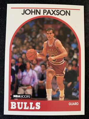 1989-90 Hoops Basketball Card #89 John Paxton Chicago Bulls NmMt