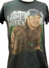 Luke Bryan 2011 Band Tour T-Shirt Black Size M Country Music 2 Sides