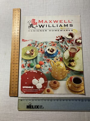Magazine Print AD ~ 1 Page Maxwell & Williams Sprinkle Art Decor Australia 2012
