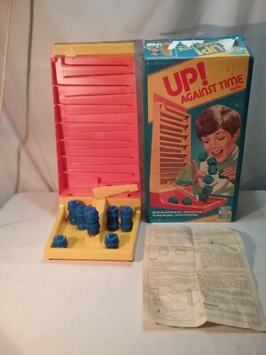 Vintage 1977 Up! Against Time Game in Box by Ideal Complete