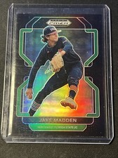 2022 Panini Prizm Draft Picks Black Prizm Jake Madden #PDP118