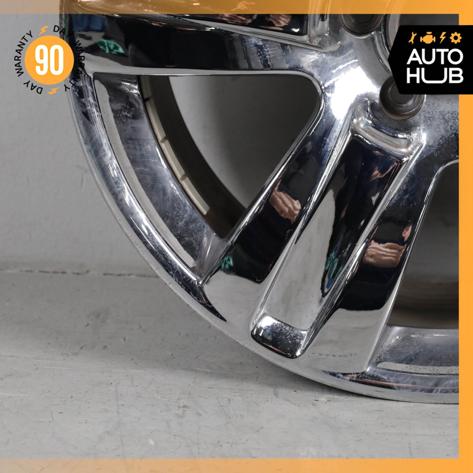 Bentley Continental GT GTC 9 x 19 19" Wheel Rim Chrome 3W0601025AC OEM