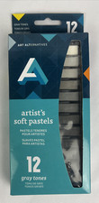Artist's Soft Pastels Gray Tones Set Of 12 Brand New