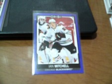 2021-22 O-PEE-CHEE BLUE VERSION #183- IAN MITCHELL- BLACKHAWKS- MINT