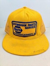 Vintage USA MADE Napa Auto Parts Effingham Patch Mesh Trucker Hat Snapback Cap