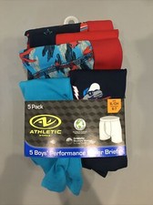 5 Pack Athletic Works Performance Dri-Wicking - Size S