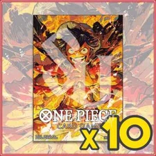 ONE PIECE TCG: MONKEY.D.LUFFY STORE CHAMPIONSHIP (10) SLEEVES OFFICIAL BANDAI🔥