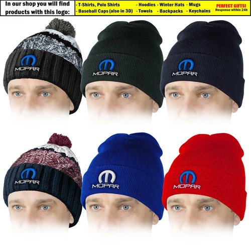 MOPAR Beanie Hat Embroidered Car Auto 