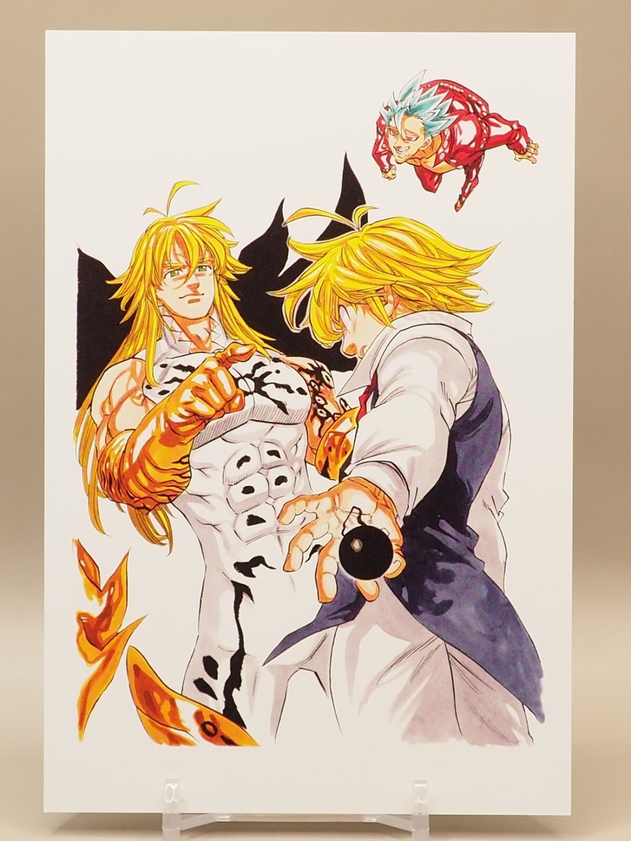 Meliodas Demon King Meliodas Seven Deadly Sins Postcard Anime