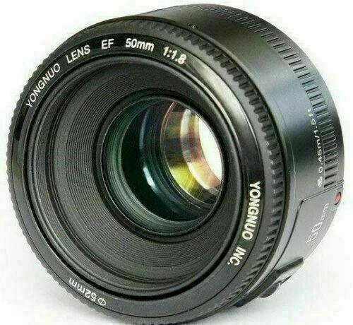 50mm F1.8 Lens for Canon EOS T2i T3 T4i T6i XSi 50D 60D 70D 80D 700D 750D 760D - Image 2 of 4