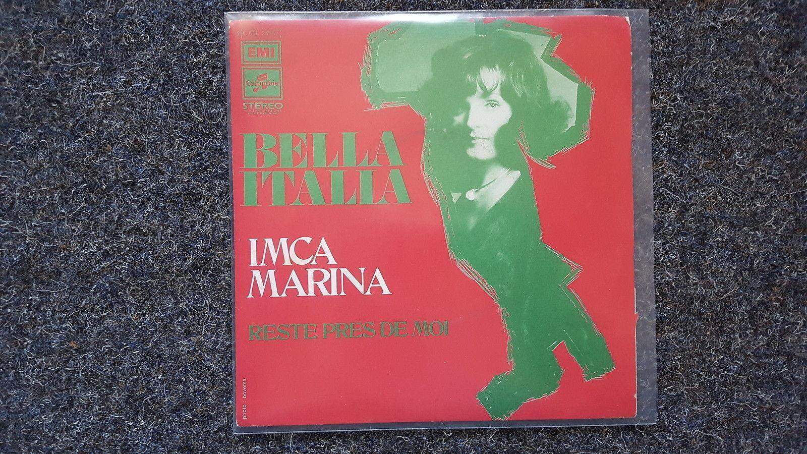 7"" Single Vinyl Imca Marina - Bella Italia SUNG IN FRENCH