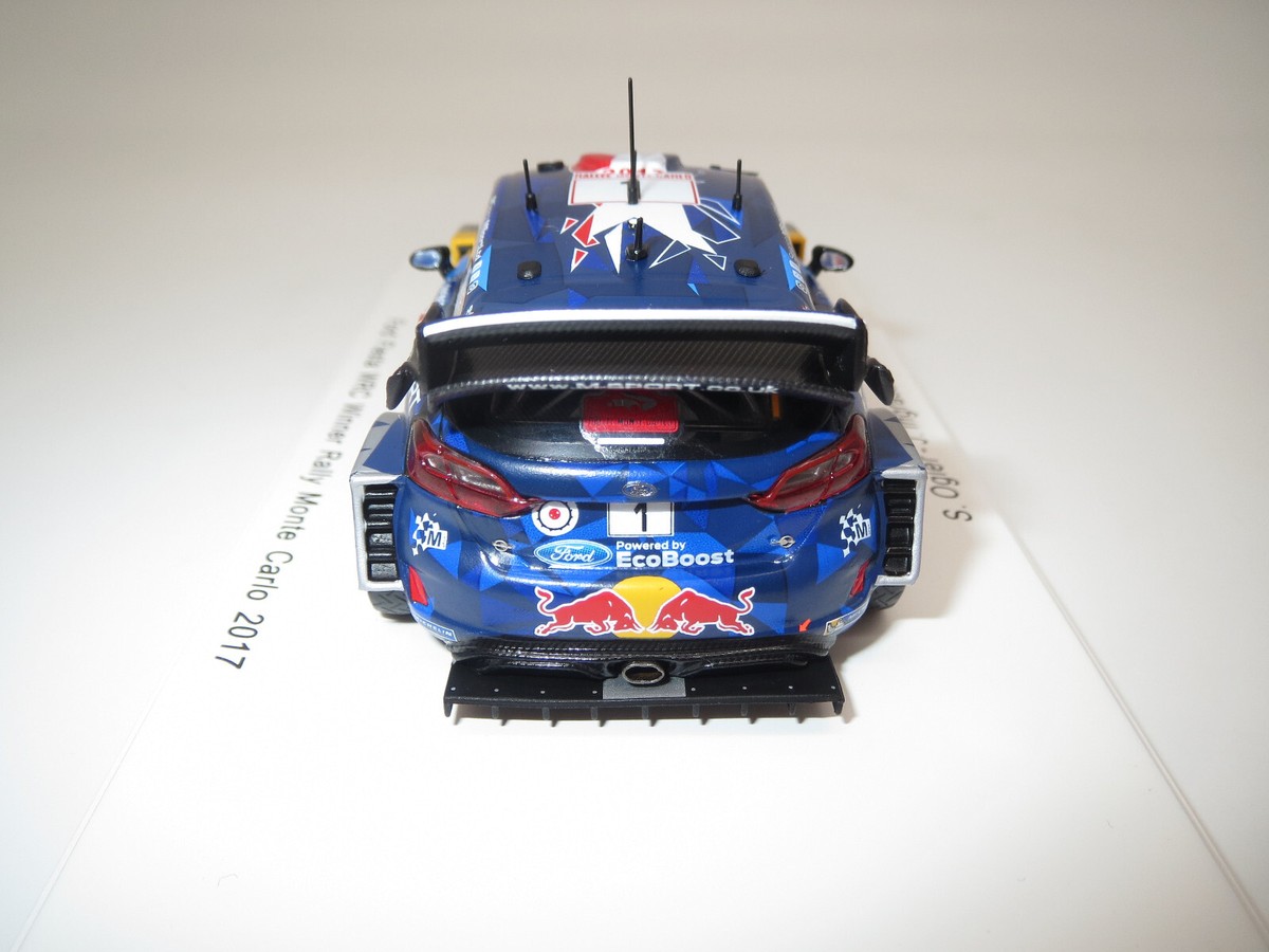 Miniature Ford Fiesta WRC – Vainqueur Rallye Monte Carlo 2017 #1 – Spark 1/43