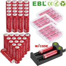Lot 2800mAh 14500 Rechargeable Batteries Li-ion 3.7V / USB Smart Charger