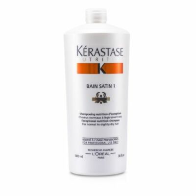 KERASTASE BAIN SATIN 1 PROF SIZE 34oz /Free Pump ~FAST SHIPPING~