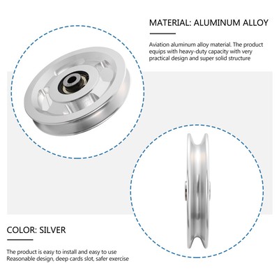 2022 Ruota A Puleggia In Alluminio Caldo 73mm Diametro Attrezzatura Per - Foto 5