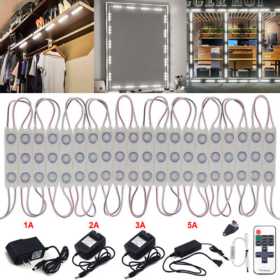 10ft-80ft Waterproof SMD 2835 3 LED Module Injection Light Advertising Sign Lamp