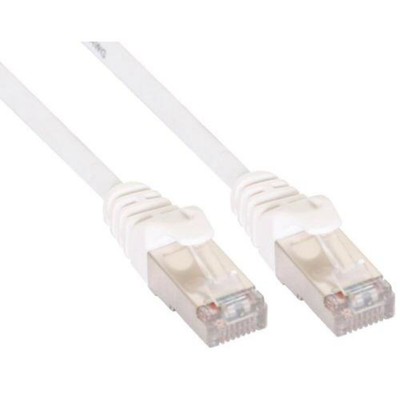 InLine Netzwerk DSL Patchkabel S-FTP Cat.5e weiß 50m