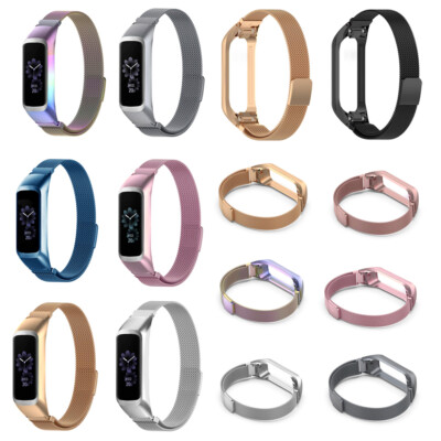 For Samsung Galaxy Fit-e SM-R375 Wristband Milanese Steel Mesh Strap Replacement