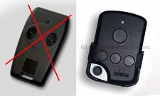 SIMU Handsender 4 Kanal 433MHz, ersetzt das alte 2 Kanal Handsender Modell