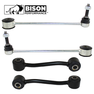 Bison Performance 4pc Front Rear Sway Bar Link Kit For Dodge Nitro Jeep Liberty
