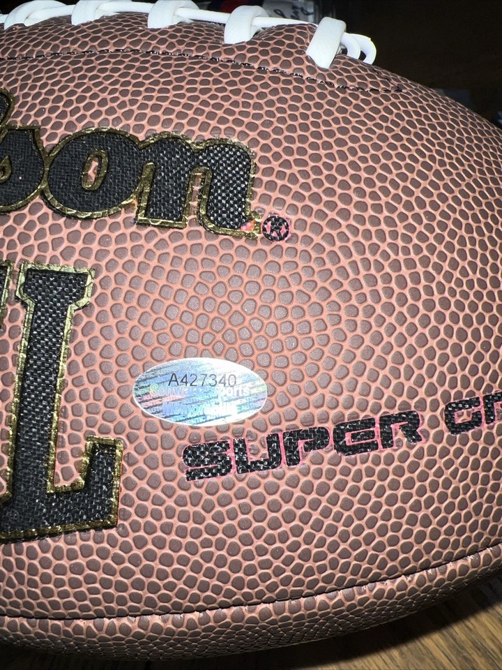 Devin Hester Signed Football Schwartz Sports Memorabilia COA eBay