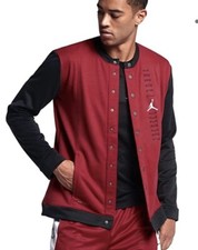 Nike Air Jordan Retro 11 Bred Performance Snap Jacket AH1549-687 Men SZ XL NWT