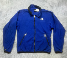 Vintage The North Face Jacket Men's M Blue Full-Zip Outdoor Hiking Light USA 90s