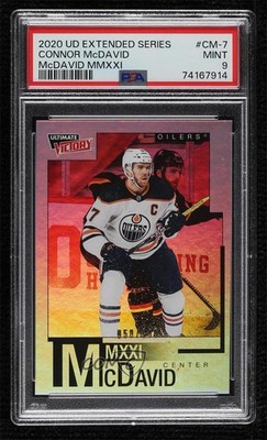 2020-21 Upper Deck Extended Series MMXXI Silver 58/100 Connor McDavid #CM-7 2d8
