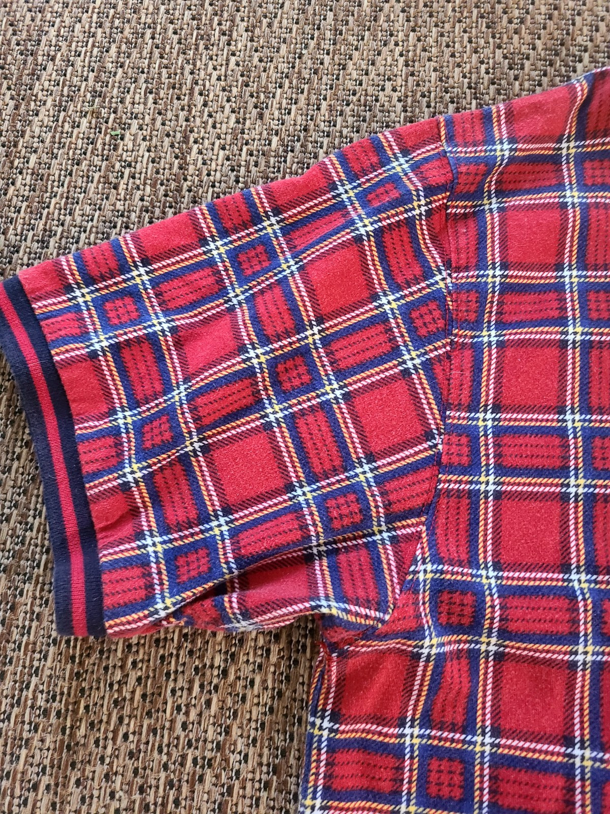 PONY Camicia vintage Chaps Ralph Lauren uomo XLarge rossa a quadri polo golf tartan classica