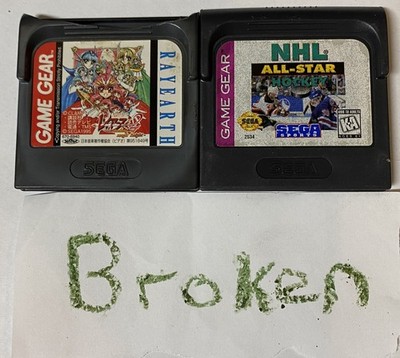 Sega Game Gear Japanese Lot of 2 - Broken Non-Functioning - ELcx190
